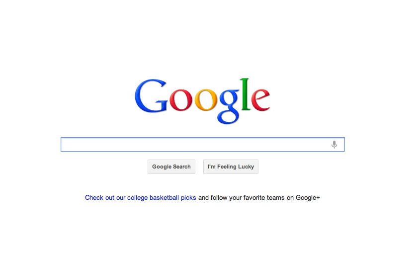 Google Homepage Slippery Slope Is March Madness that big of a deal? Or is this an excuse to get Google+ home page real estate?